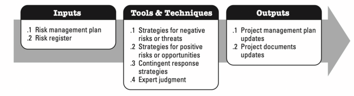 Figure 2: Inputs, tools and techniques, and outputs of Risk Response Planning Source: Author