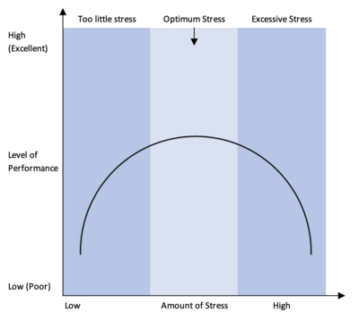 Relationship between performance and stress.
